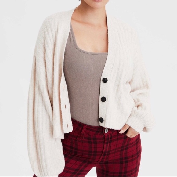 American Eagle Outfitters Sweaters - American Eagle Buttoned Cropped Cardigan